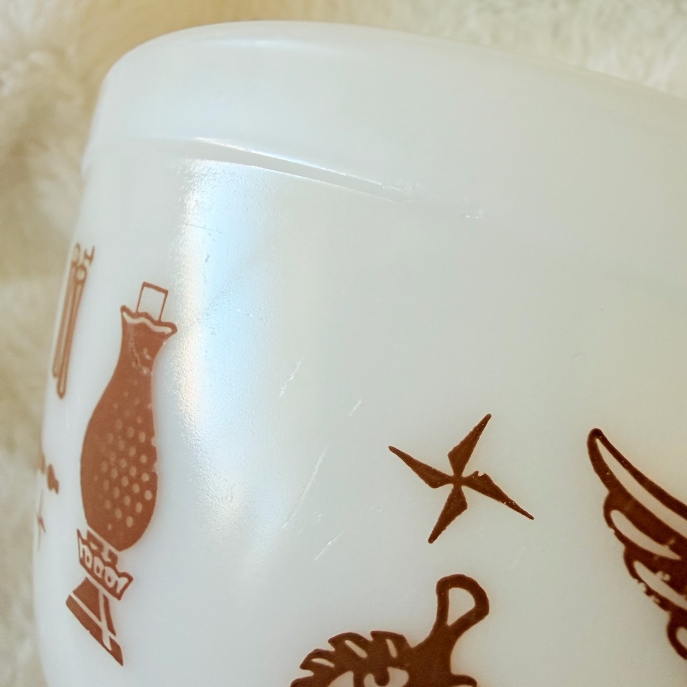 Pyrex Early American 401 1.5 Pint Mixing Bowl - Vintage - 60s - 70s - Picture 10 of 13
